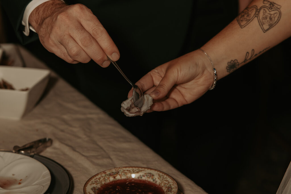 Acadia micro-wedding at Sassafrass Cafe